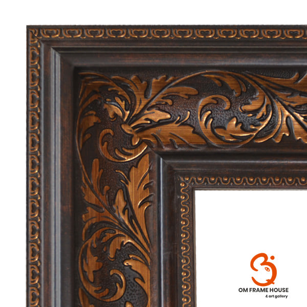 Bronze Ornate Framed Large Decorative Mirror