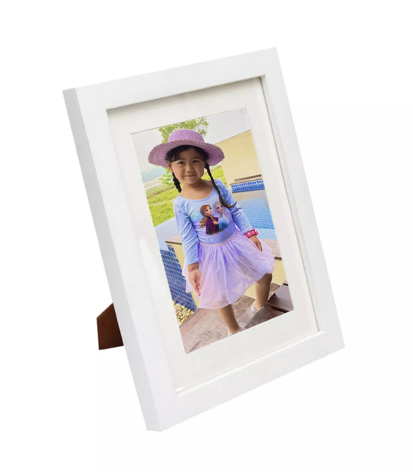 White Wooden Photo Frame OffWhite Mount