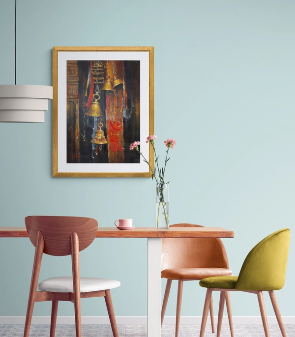 Wooden Framed Cultural Art - Acrylic on Canvas