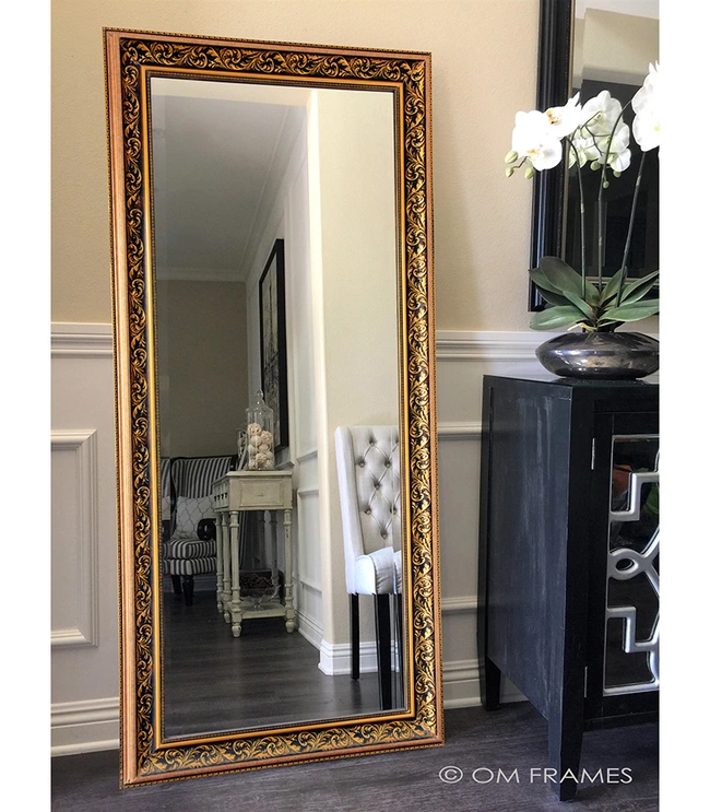 Gold Ornate Framed Large Decorative Mirror